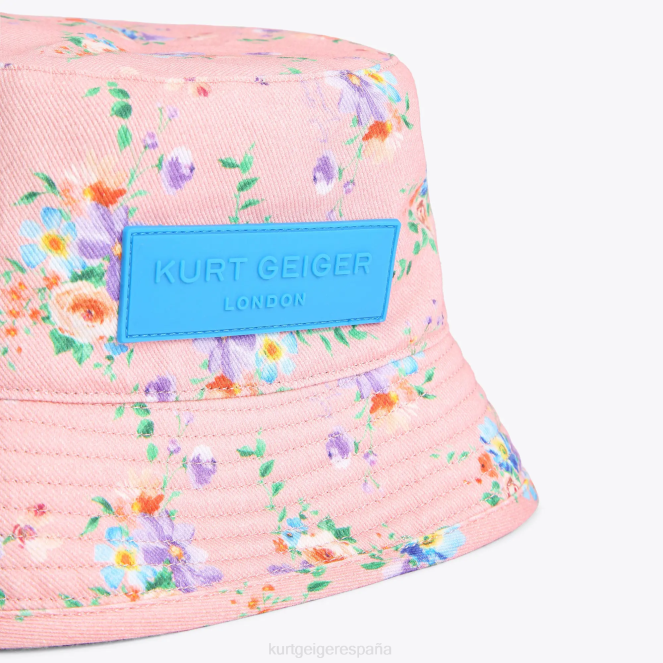 Kurt Geiger mujer sombrero de pescador london kensington 2LPR475 | accesorios rosa